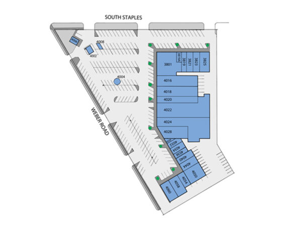 Hamlin Shopping Center 4002 Property Map